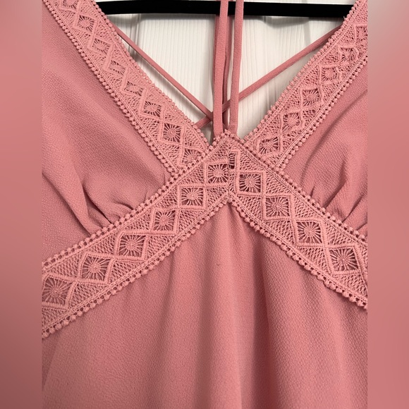 Pink Flowy Dress - Picture 2 of 4